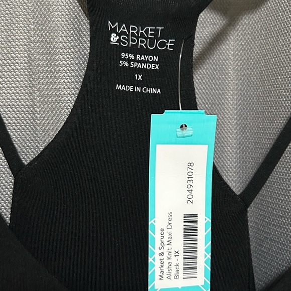 Black Knit Maxi Dress - Picture 11 of 11